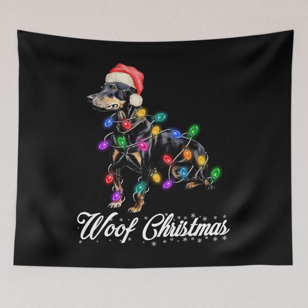 Item preview, Santa Doberman Dog Christmas Lights designed and sold by Blok45.