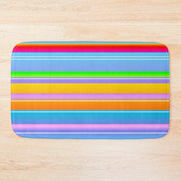 Item preview, Colorful kawaii stripes pattern | Bright kawaii colors striped designed and sold by lausn.