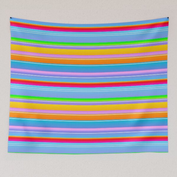 Item preview, Colorful kawaii stripes pattern | Bright kawaii colors striped designed and sold by lausn.