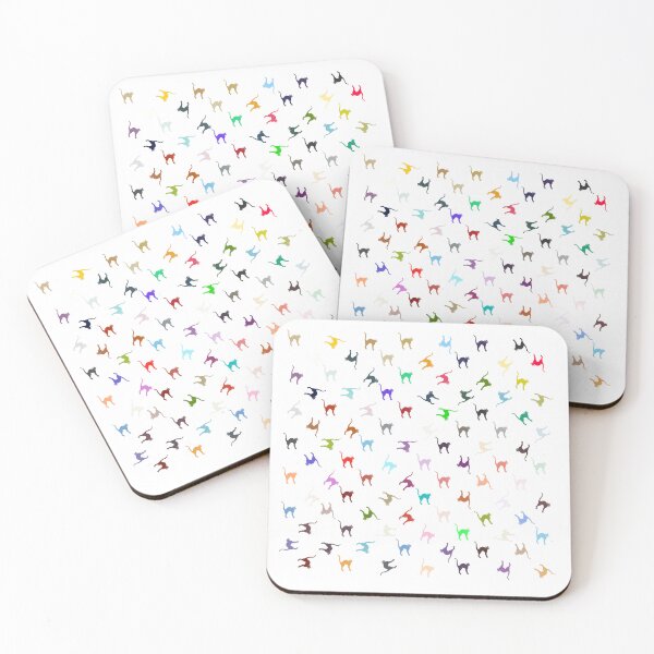 Item preview, Color Cat Pattern designed and sold by Pixel4Art.