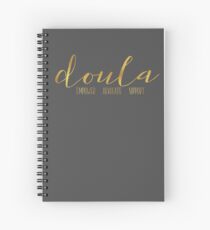 gold doula empower advocate support. Spiral Notebook