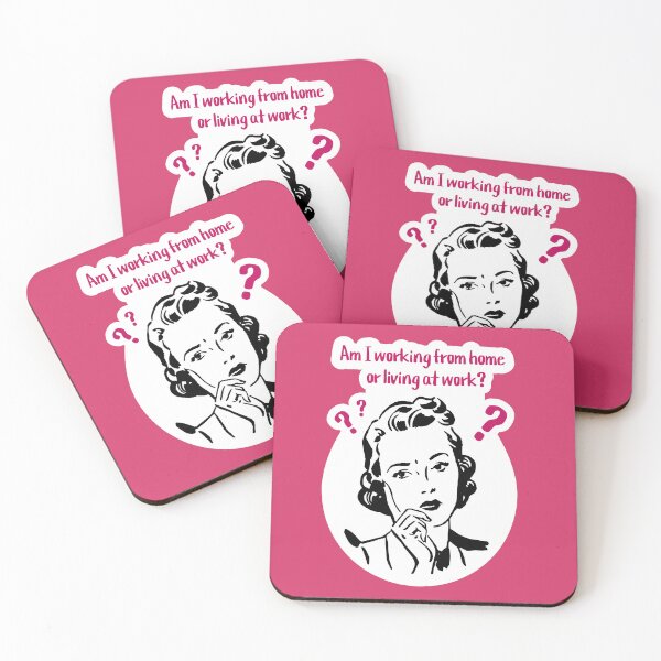 Item preview, Am I Working From Home Or Living At Work Pink designed and sold by Melissa Mielke.