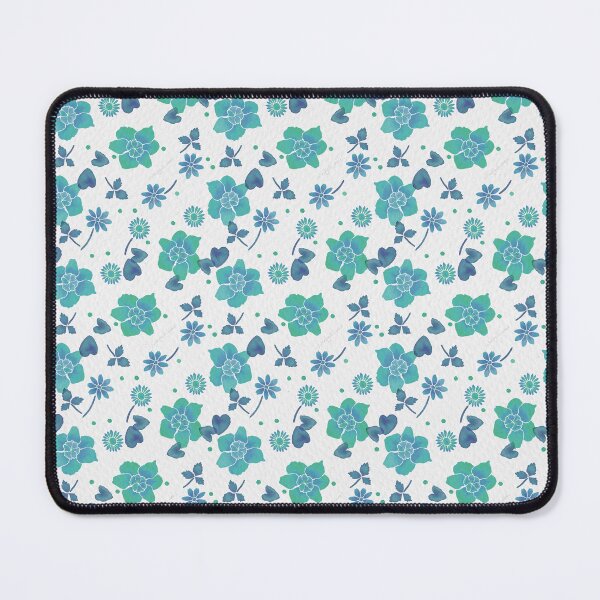 Item preview, Spring Flowers - Turquoise-Blue-Grey designed and sold by Painting Dreams.