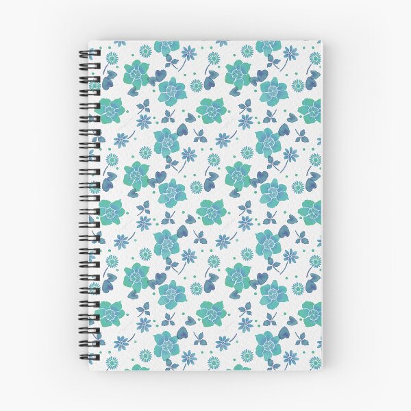 Item preview, Spring Flowers - Turquoise-Blue-Grey designed and sold by Painting Dreams.