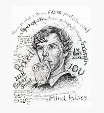 SHERLOCK Photographic Print