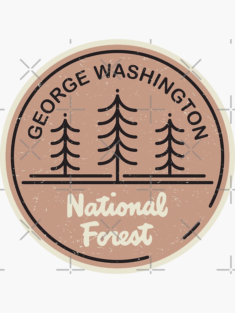 Washington National Forest" Sticker for Sale by studio838