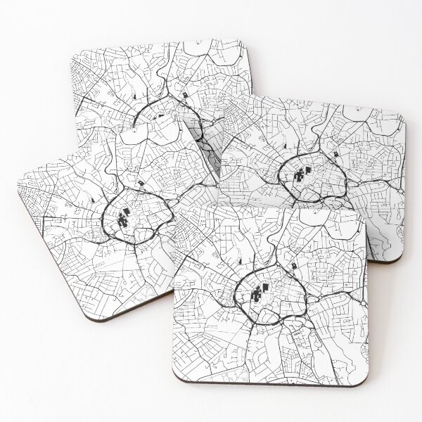 Item preview, Coventry, England Street Map designed and sold by InkistPrints.