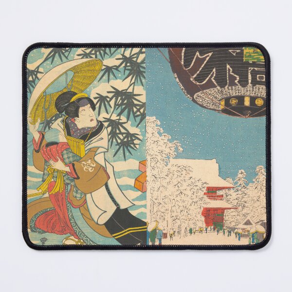 Item preview, Winter Snow Scenes | Japanese Edo Design designed and sold by andydavistech.
