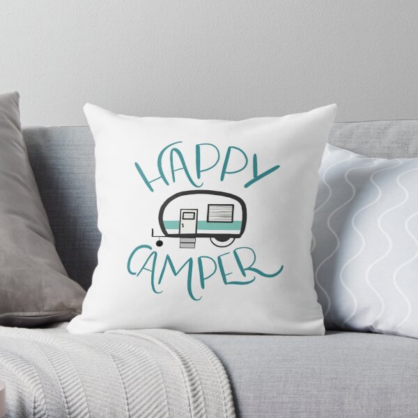 Happy camper pillow sales cases