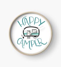 Glücklicher Wohnmobil RV Uhr
