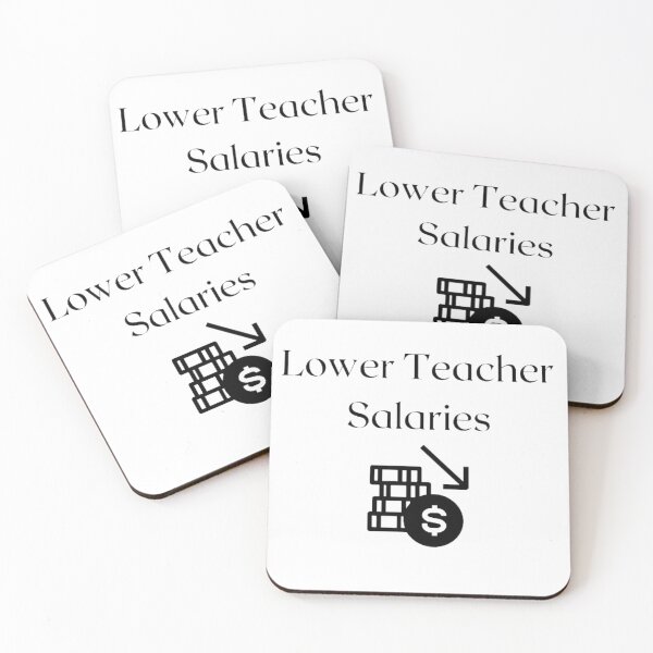 Item preview, Lower teacher salaries t-shirt designed and sold by SenhajiWorld.