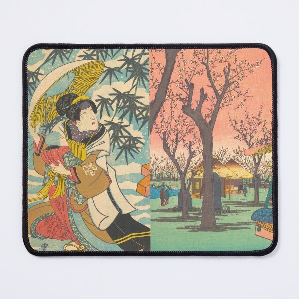 Item preview, Snow Courtesan and Spring Cherry Blossom | Japanese Edo Design designed and sold by andydavistech.