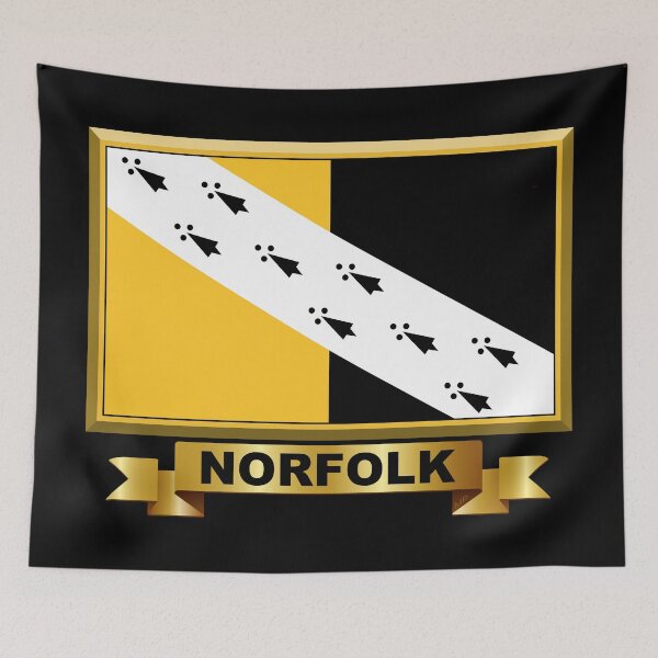 Item preview, NORFOLK Flag Gifts, Masks, Stickers & Products (N) designed and sold by mpodger.
