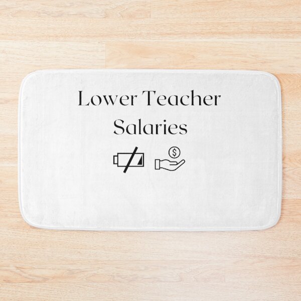 Item preview, Lower teacher salaries t-shirt designed and sold by SenhajiWorld.