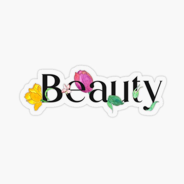 Beauty Transparent Sticker