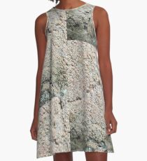 cement A-Line Dress