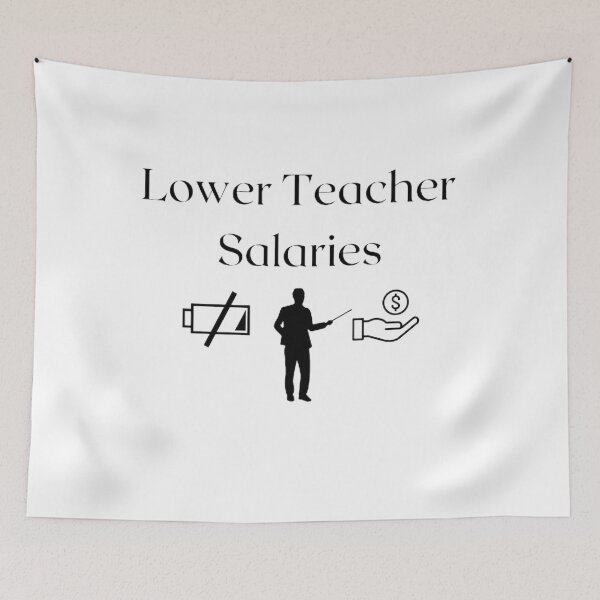 Item preview, Lower teacher salaries t-shirt designed and sold by SenhajiWorld.