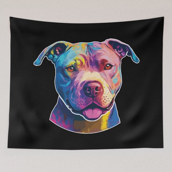 Item preview, pitbull retro al atardecer designed and sold by vectrus.