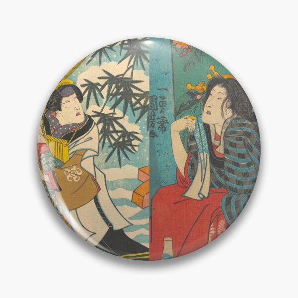 Item preview, Women of Winter and Spring | Japanese Edo Design designed and sold by andydavistech.