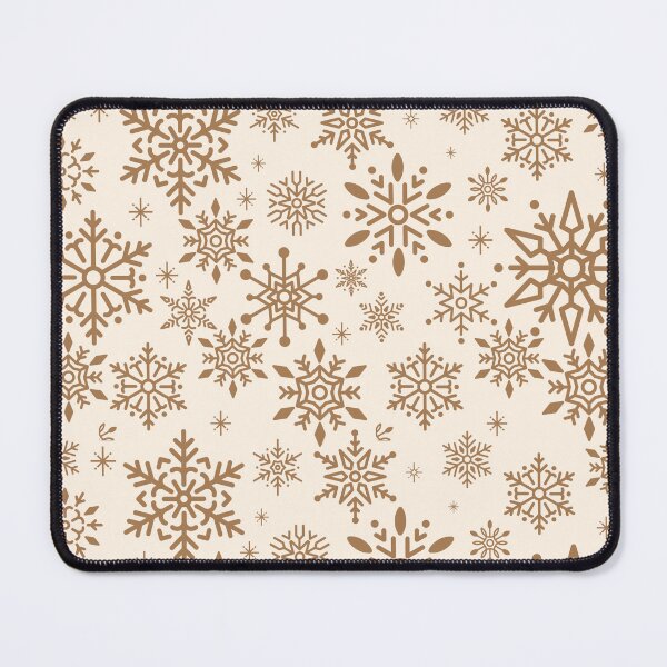 Item preview, Beige Snowflakes Christmas Pattern designed and sold by Yourfavshop600.