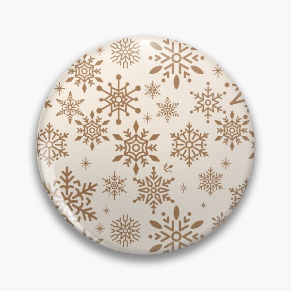 Item preview, Beige Snowflakes Christmas Pattern designed and sold by Yourfavshop600.