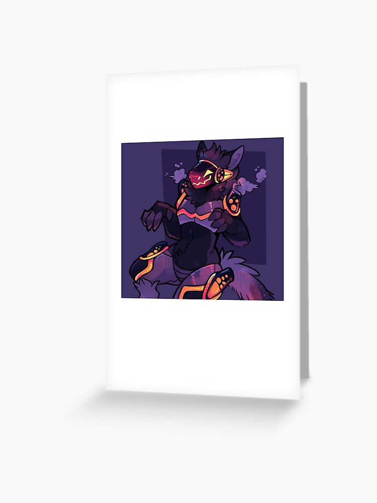 Protogen Mask | Greeting Card