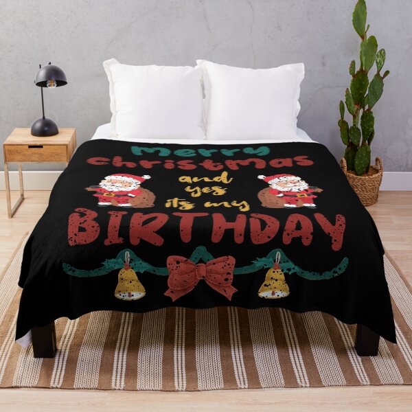 Item preview, merry christmas and yes it's my birthday,funny hristmas birthday,funny birthday gift designed and sold by adnane4off.