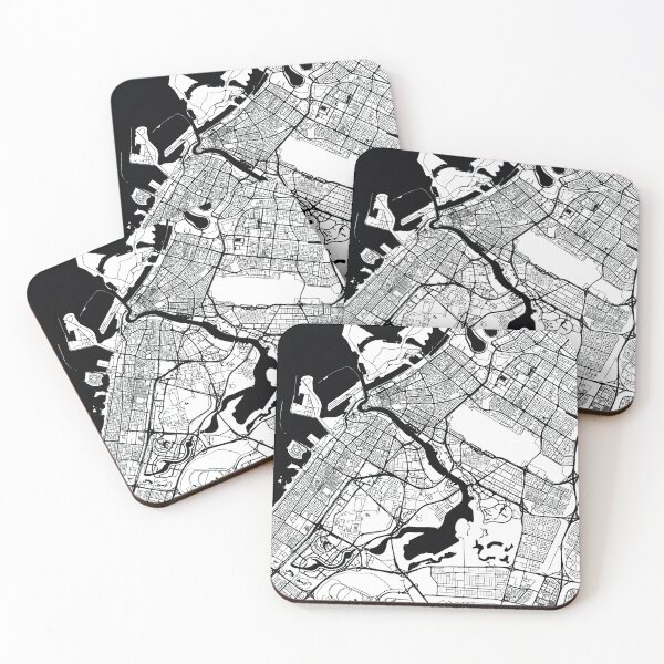 Item preview, Dubai, United Arab Emirates Street Map designed and sold by InkistPrints.