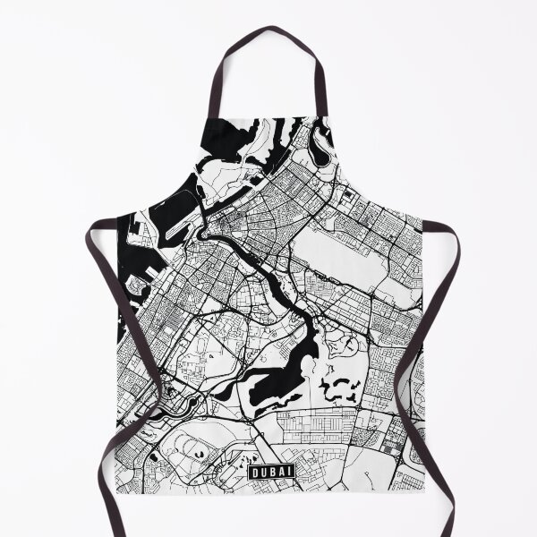 Item preview, Dubai, United Arab Emirates Street Map designed and sold by InkistPrints.