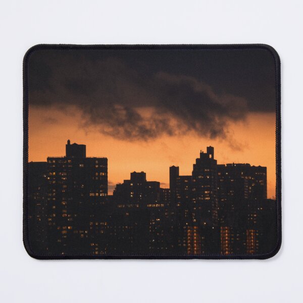 Item preview, Thunderstorm Sunset over a City Skyline designed and sold by KeithHPutnam.