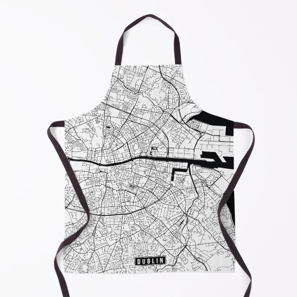 Item preview, Dublin, Ireland, Texas Street Map designed and sold by InkistPrints.