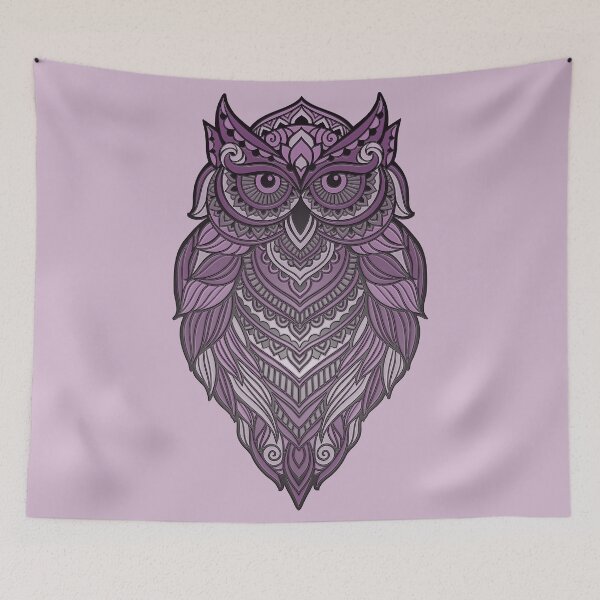 Item preview, Yoga Mandala Owl Gifts design designed and sold by M-Infinite.