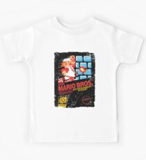 SUPER MARIO NES COVER Kids Tee