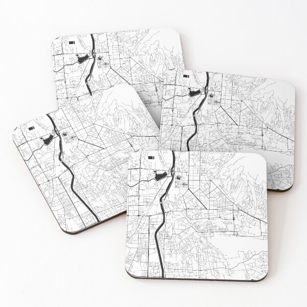 Item preview, Dushanbe, Tajikistan Street Map designed and sold by InkistPrints.