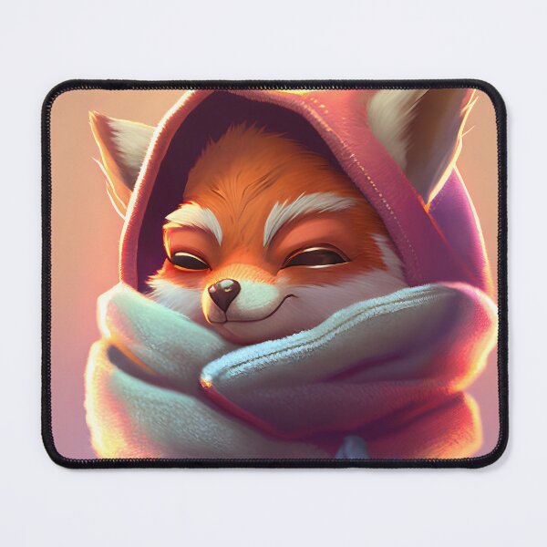 Item preview, Adorable baby fox wrapped in warm blankets designed and sold by Tuko Designs.