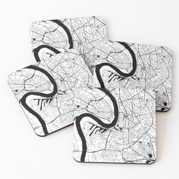 Item preview, Dusseldorf, Germany Street Map designed and sold by InkistPrints.