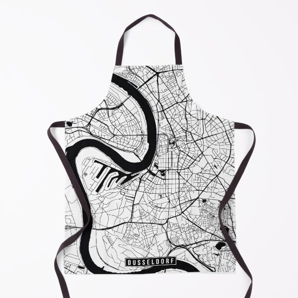 Item preview, Dusseldorf, Germany Street Map designed and sold by InkistPrints.