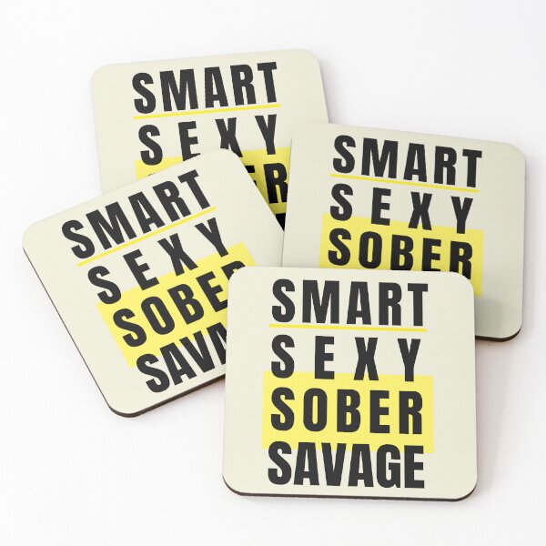 Item preview, Smart sexy sober savage unisex Tshirt /sobreity addiction recovery T-shirt gift for birthday, anniversary  designed and sold by Reddiamond3 ⭐⭐⭐⭐⭐.