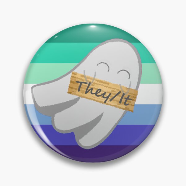 Item preview, Thet/It Gay Pronoun Ghost designed and sold by Forest-Bird.