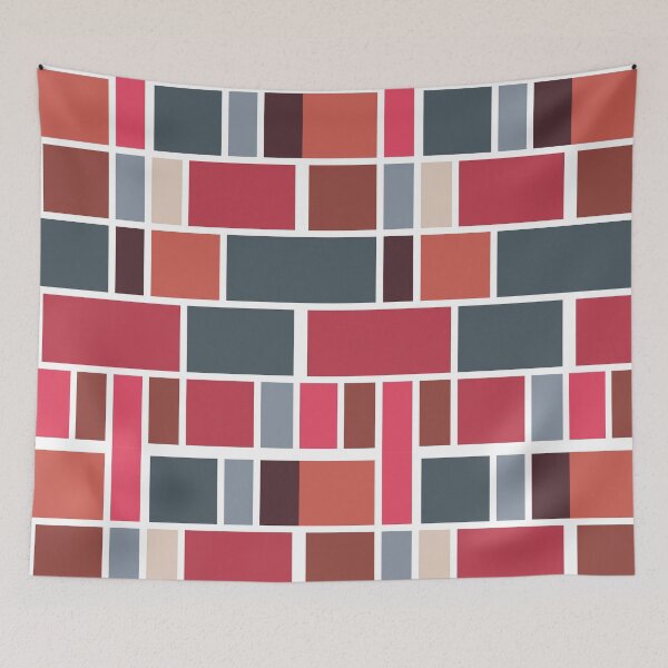 Item preview, Geometric pattern of colored polygons designed and sold by RubenTerre.