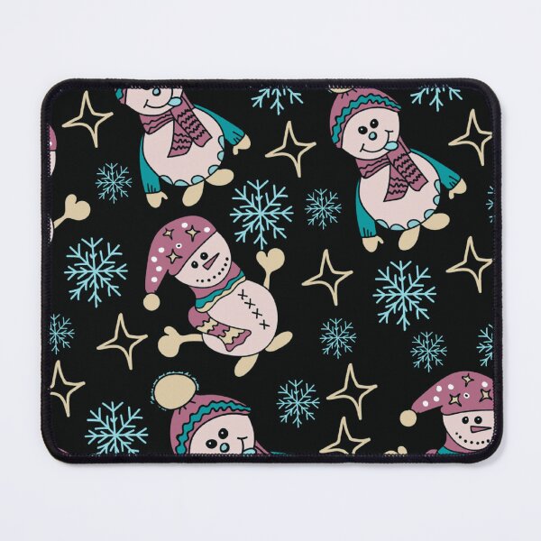 Item preview, Cute Snowmen Snowflakes Pattern designed and sold by HappyLifeCreate.