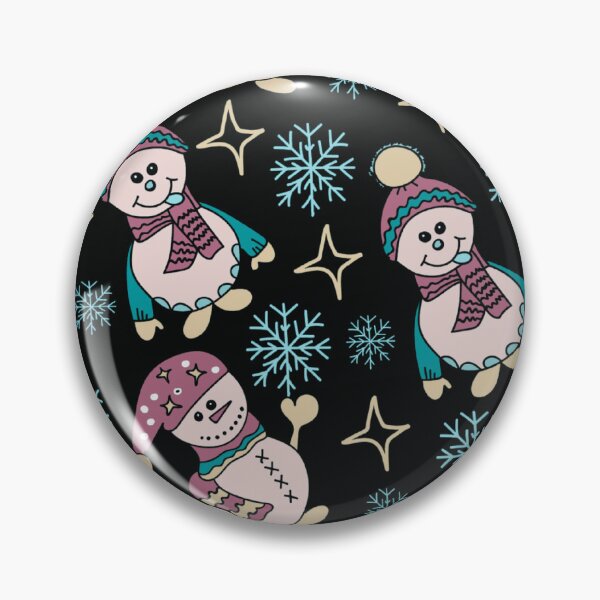 Item preview, Cute Snowmen Snowflakes Pattern designed and sold by HappyLifeCreate.