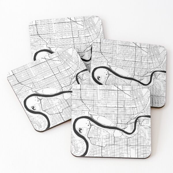 Item preview, Edmonton, Canada Street Map designed and sold by InkistPrints.