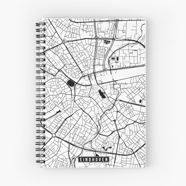 Item preview, Eindhoven, Netherlands Street Map designed and sold by InkistPrints.