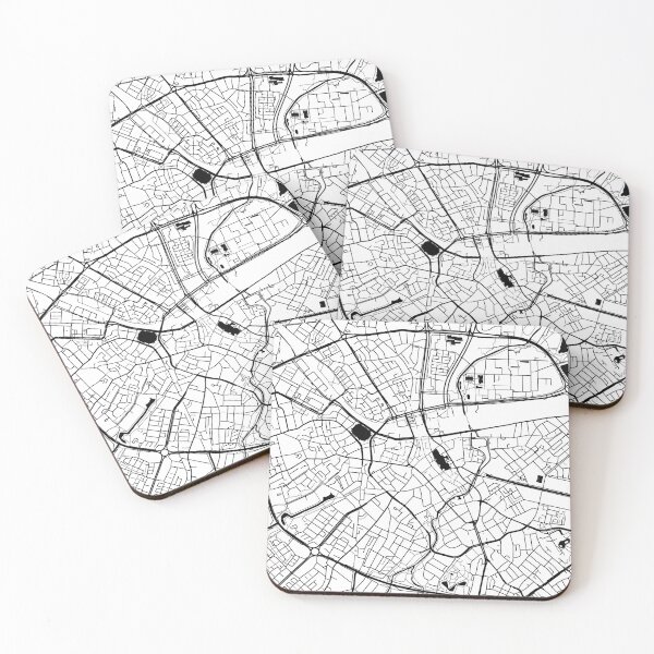 Item preview, Eindhoven, Netherlands Street Map designed and sold by InkistPrints.