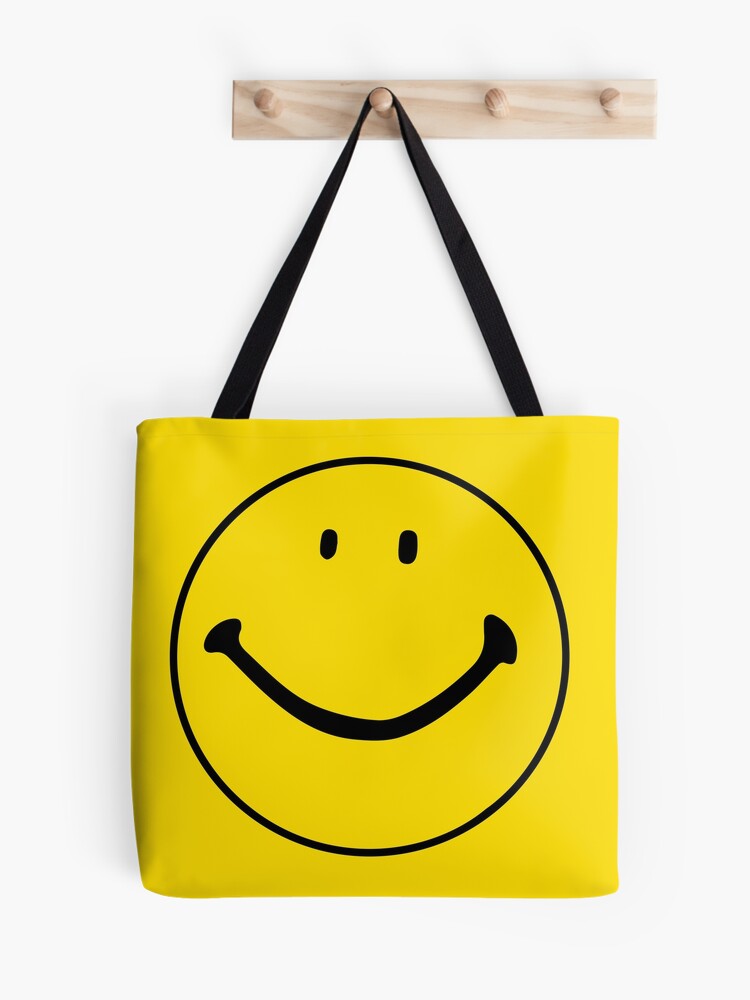 The Original Smiley Face Tote Bag for Sale by TeeCrates