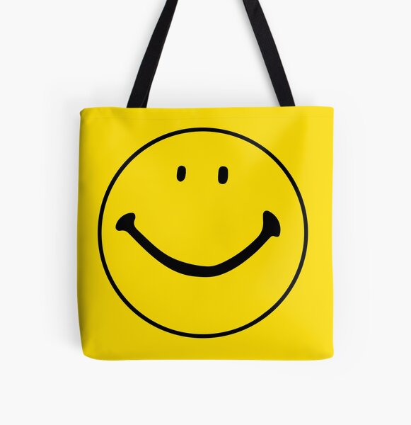 Gradient Smiley Face Check Summer Tote Bag – Kailo Chic