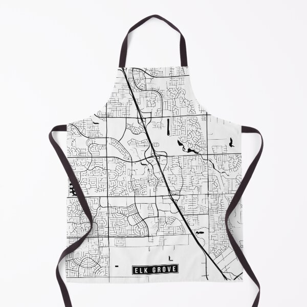Item preview, Elk Grove, California Street Map designed and sold by InkistPrints.