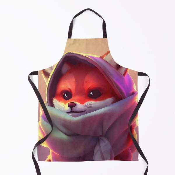Item preview, Cute fox wrapped up in warm clothes designed and sold by Tuko Designs.
