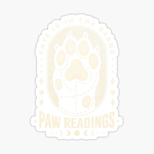 Vista previa del artículo con la obra «Quiromancia Kawaii Cat Paw - Lectura de la palma de la mano Lecturas psíquicas», diseñado y vendido por clotumereroof.